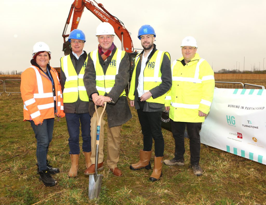 HG Construction Turnstone Estates Groundbreaking Colchester