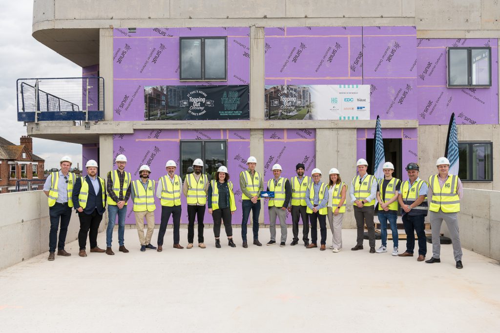 HG Construction Willesden Green topping out ceremony