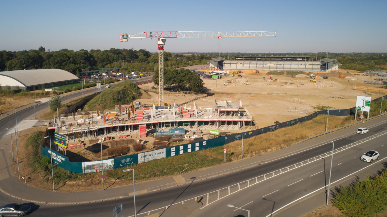 Progress at Northern Gateway Colchester HG Construction HG Construction