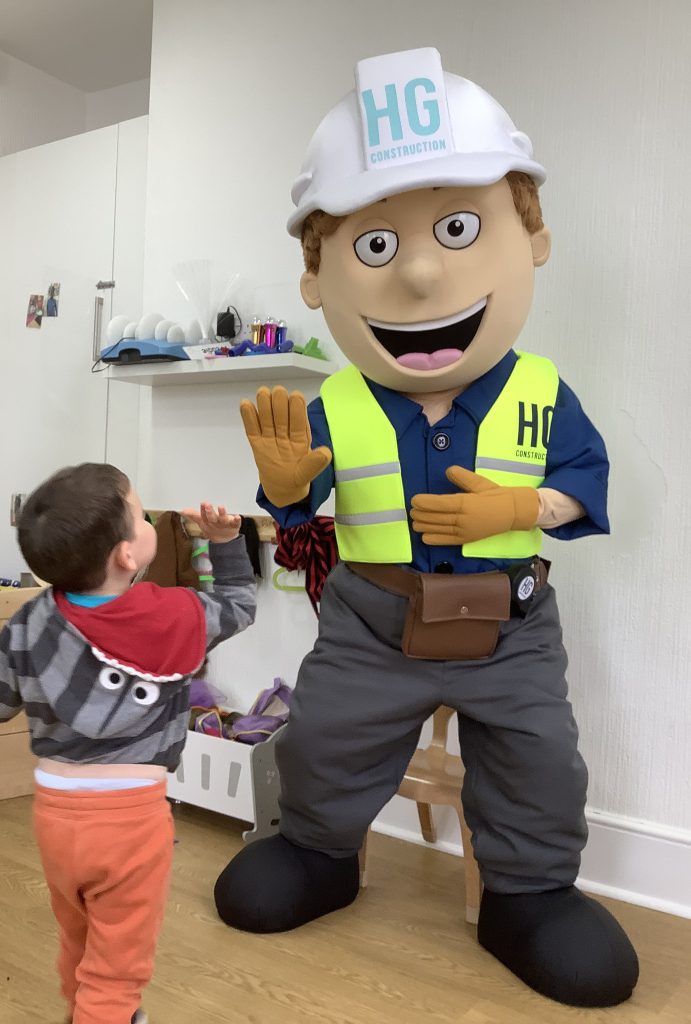 HG Construction HG Harry Mascot