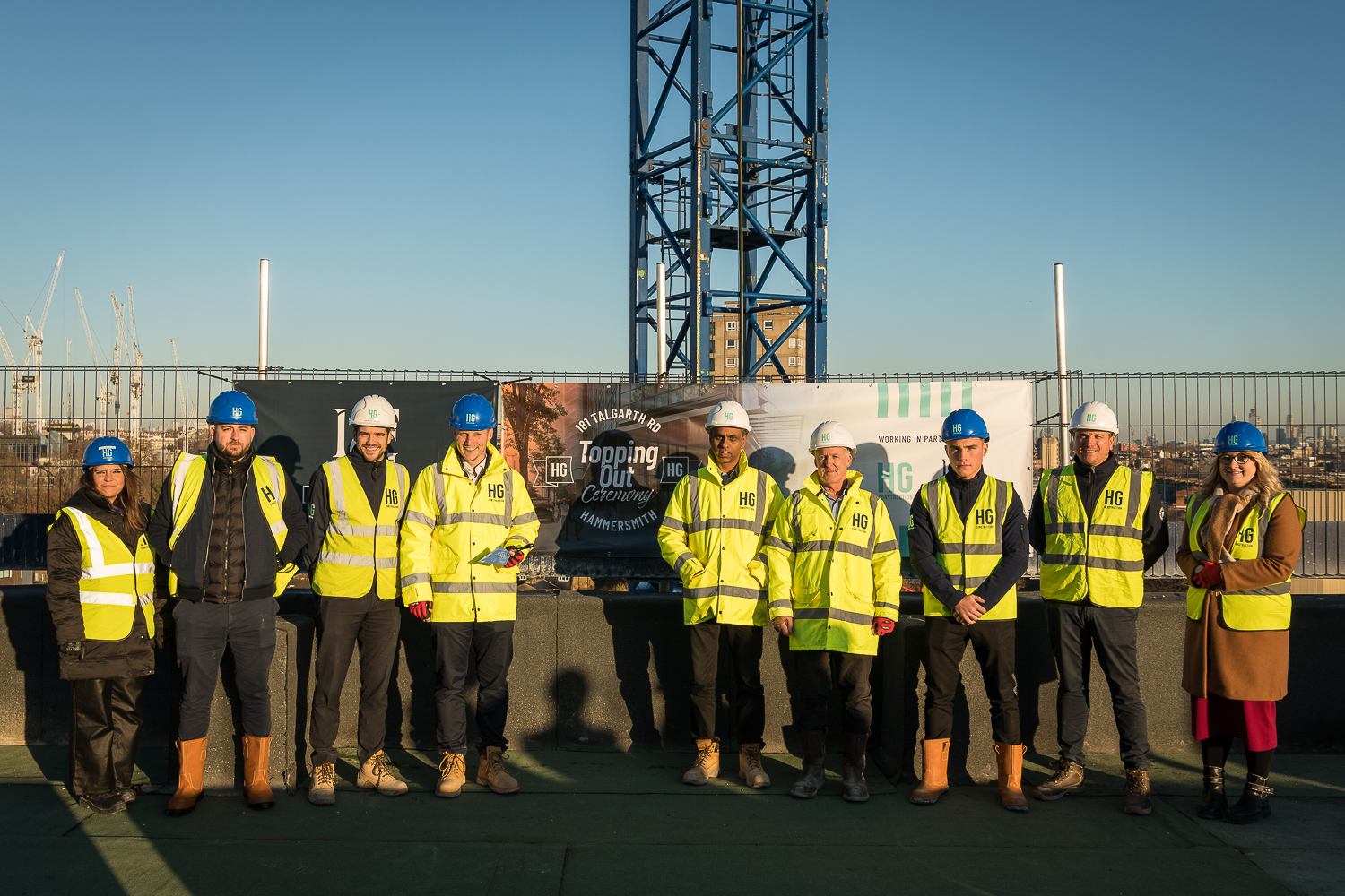 Topping Out Premier Inn, Hammersmith HG Construction HG Construction