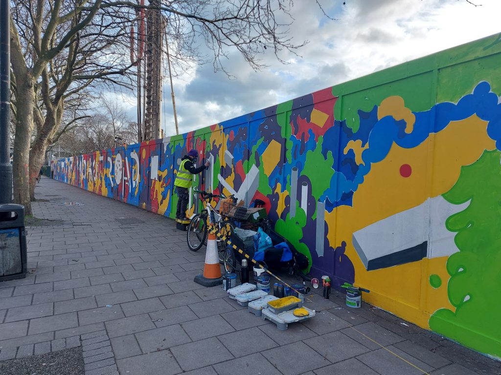 HG Construction Old Kent Road hoarding