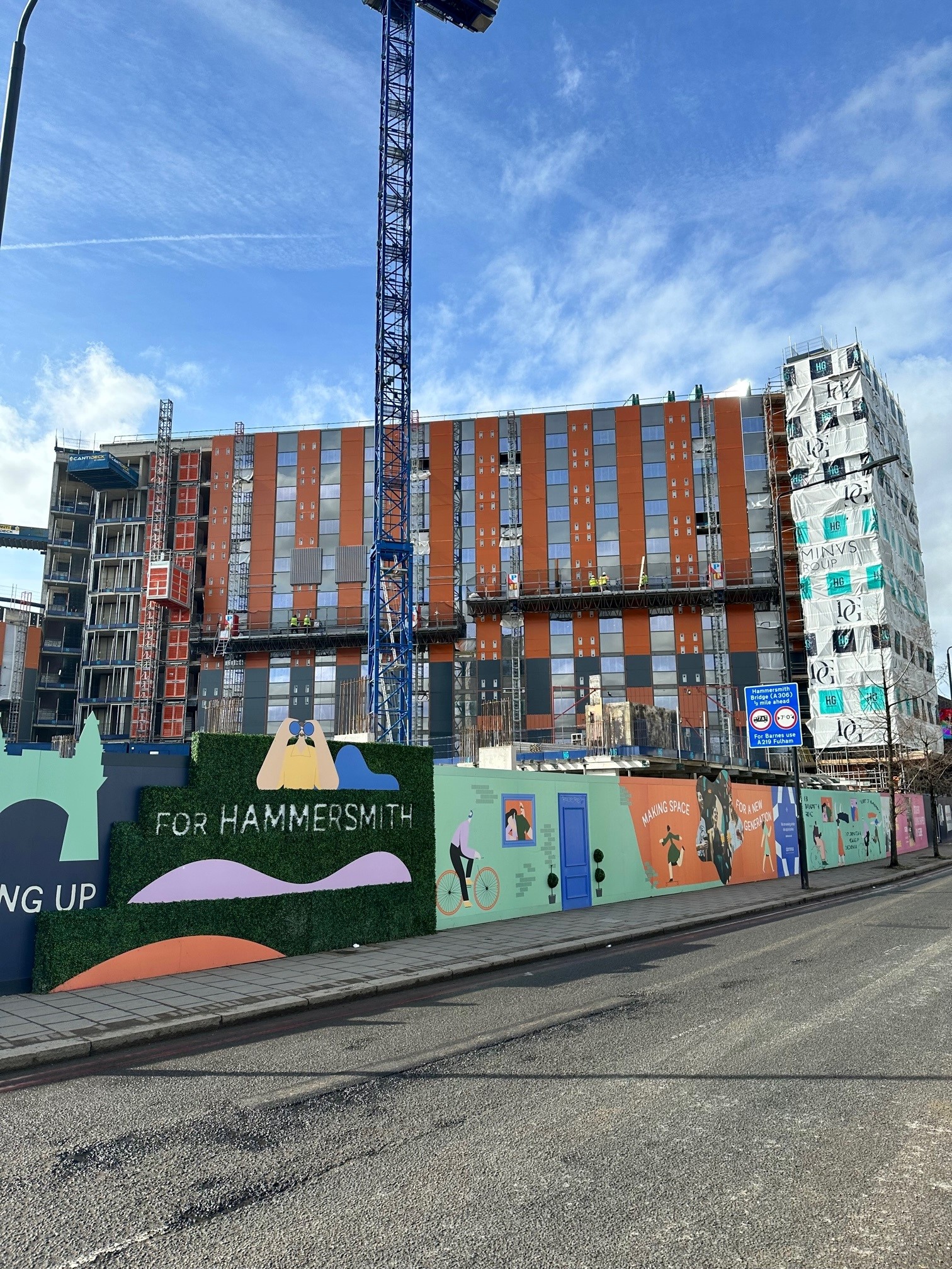 Hammersmith Hotel Scheme Progress HG Construction HG Construction