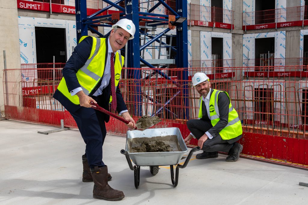 HG Construction Southern Housing Topping Out Glengall Road