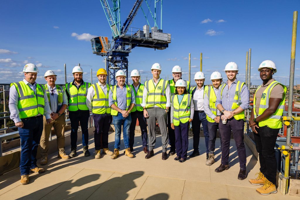 HG Construction Topping Out Ceremony Chiswick High Road