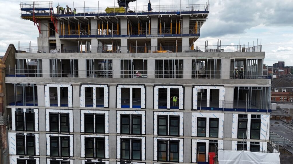 Leeds Store House progress HG Construction