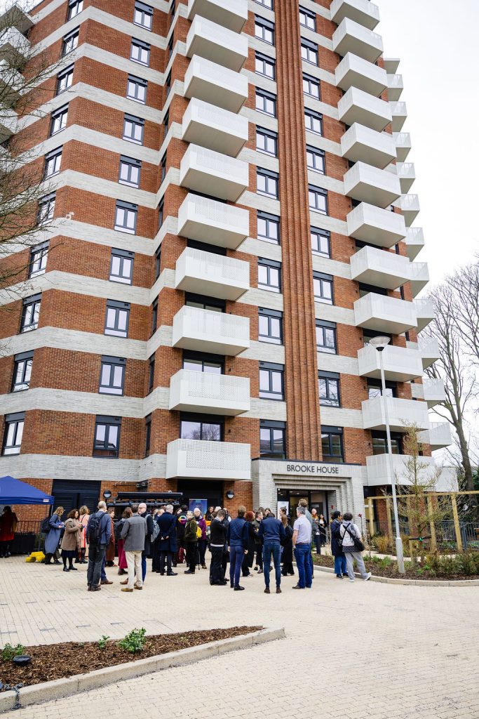 Official opening Brooke House HG Construction